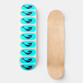 Schwarzkopfschwimmen Skateboard (Vorderseite)