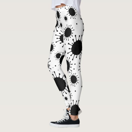 Schwarzkoronavirus Leggings (Links)