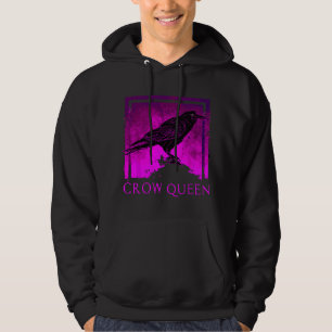 Schwarzkrähen-Königinnen-Vogelbeobachtungsidee Rab Hoodie