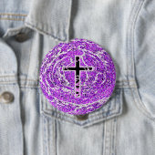 SCHWARZKREUZ MIT LILA HINTERGRUND BUTTON (Beispiel)