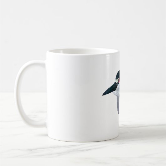 Schwarzkronenheron Kaffeetasse (Links)