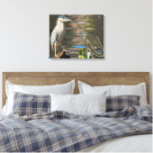 Schwarzkronenheron Leinwanddruck (Insitu (Schlafzimmer))