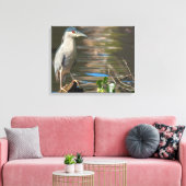 Schwarzkronenheron Leinwanddruck (Insitu (Wohnzimmer))