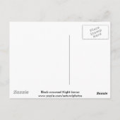 Schwarzkronenpostkarte Postkarte (Rückseite)