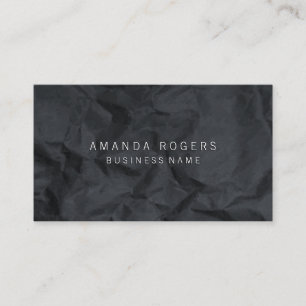 Schwarzkrummpapier Visitenkarte