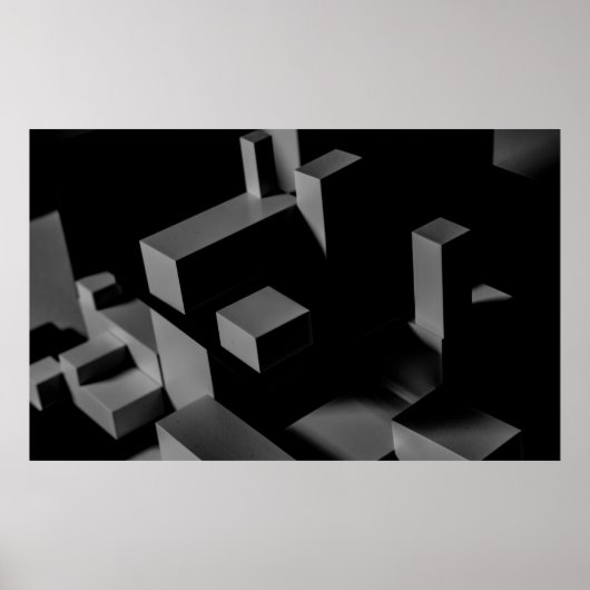 SCHWARZKUBE POSTER (Vorne)