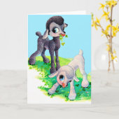 Schwarzlamm Karte (Gelbe Blume)