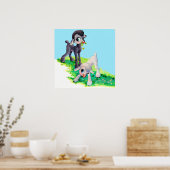 Schwarzlamm Poster (Küche)