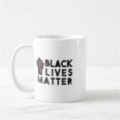 Schwarzleben Problem Protest politischen Power Fau Kaffeetasse (Links)