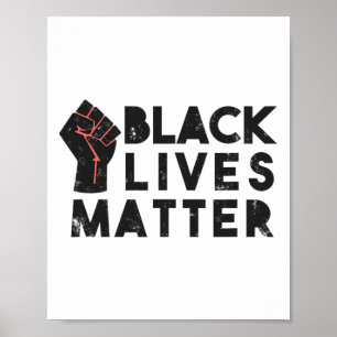 Schwarzleben Problem Protest politischen Power Fau Poster