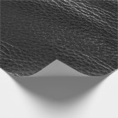 Schwarzleder Geschenkpapier (Ecke)