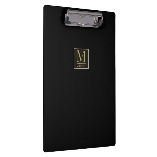 Schwarzleder Klemmbrett (Rechts)