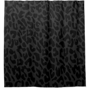 Schwarzleopard Duschvorhang
