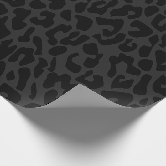 Schwarzleopard Geschenkpapier (Ecke)
