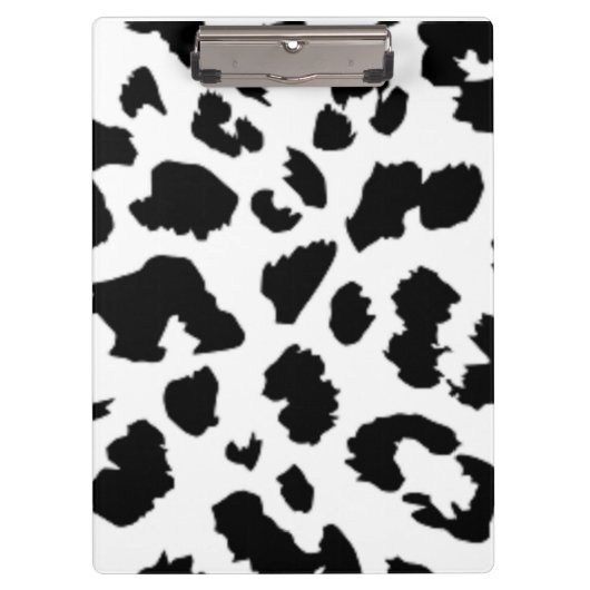 SCHWARZLEOPARDRUCK KLEMMBRETT (Vorderseite)