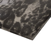 SCHWARZLEOPARDRUCK SCHNEIDEBRETT (Ecke)