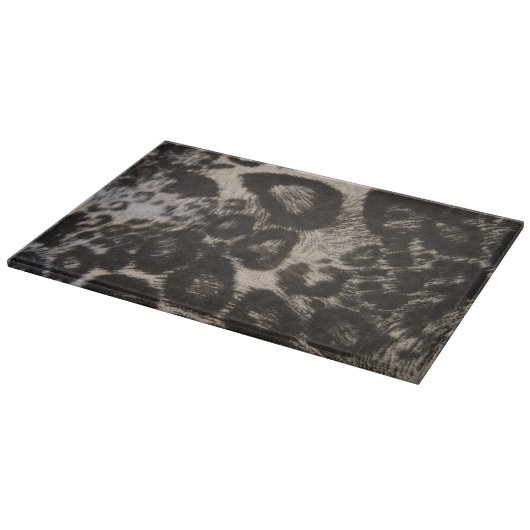 SCHWARZLEOPARDRUCK SCHNEIDEBRETT (Ecke)