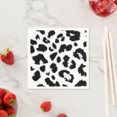 SCHWARZLEOPARDRUCK SERVIETTE (Beispiel)