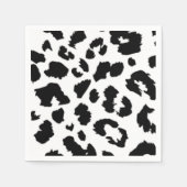 SCHWARZLEOPARDRUCK SERVIETTE (Vorderseite)