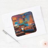 Schwarzlichttage Quadratischer Aufkleber (Umschlag)