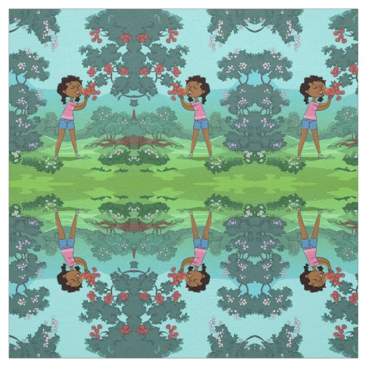 Schwarzmädchen Stoff (Muster)