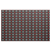 Schwarzmaske Templer Ritter Vintages Muster Stoff (Yard (91,4 cm))