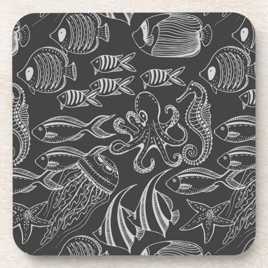 Schwarzmeer-Muster Untersetzer (Vorderseite)