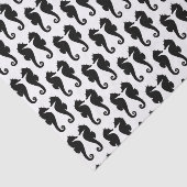 Schwarzmeer-Pferde auf Weiß Seidenpapier (Ausschnitt)