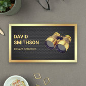 Schwarzmesh-Privatdetektor Visitenkarte