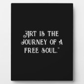 Schwarzmetallkunst, Kunst ist die Reise, freie Sou Fotoplatte (Vorderseite)