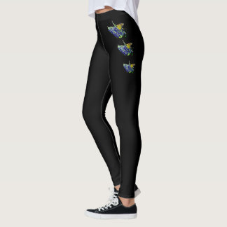 Schwarzmonarch Butterfly-Leggings Leggings