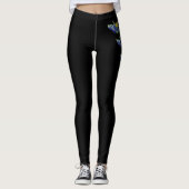 Schwarzmonarch Butterfly-Leggings Leggings (Vorderseite)