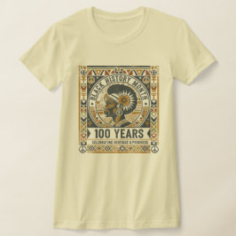 Schwarzmonat-T-Shirt zum 100. Jubiläum T-Shirt