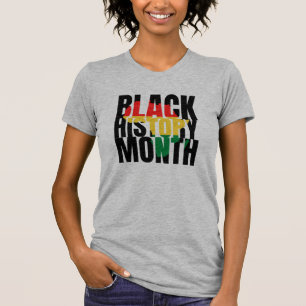 Schwarzmonats-T-Shirt T-Shirt