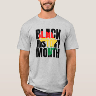 Schwarzmonats-T-Shirt T-Shirt