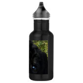 SchwarzMops Augen Edelstahlflasche (Rechts)