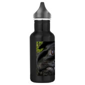SchwarzMops Augen Edelstahlflasche (Links)