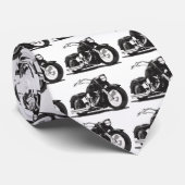 Schwarzmotorrad Krawatte (Gerollt)