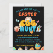 Schwarzostereier-Jagd Einladung (Vorderseite)