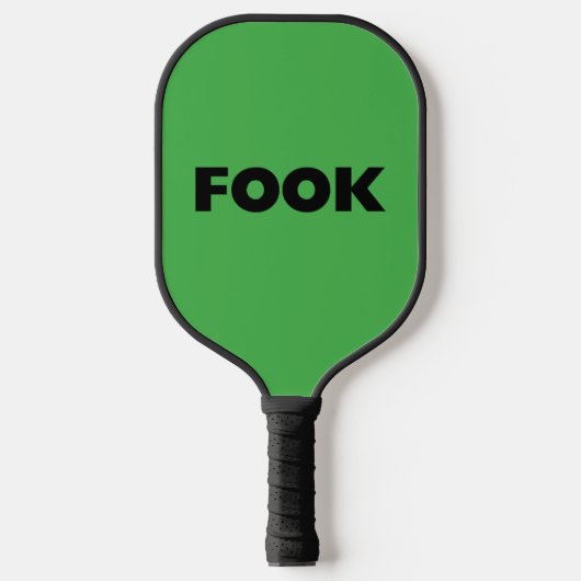 Schwarzpaddel Pickleball Schläger (Vorderseite)