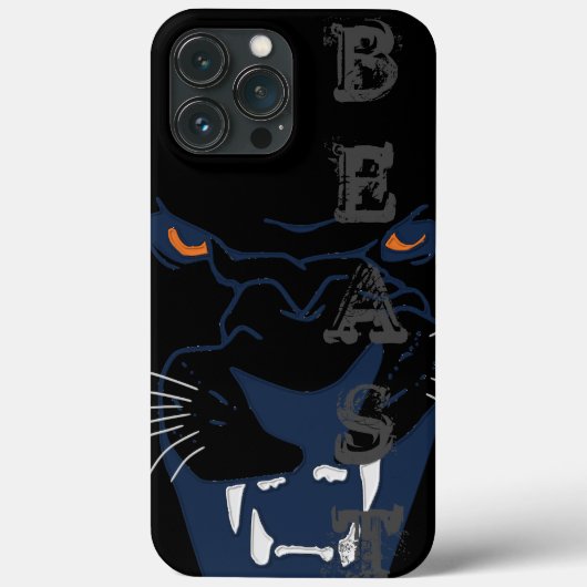 Schwarzpanther-Bestie Case-Mate iPhone Hülle (Rückseite)
