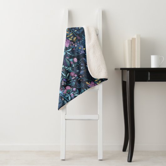 Schwarzpanther-Blätter Sherpadecke (Beispiel)