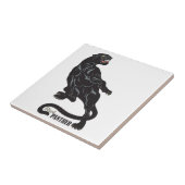 Schwarzpanther Fliese (Seite)