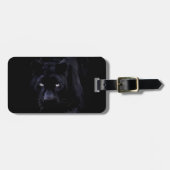 Schwarzpanther-Gepäckmarke Gepäckanhänger (Vorderseite horizontal)
