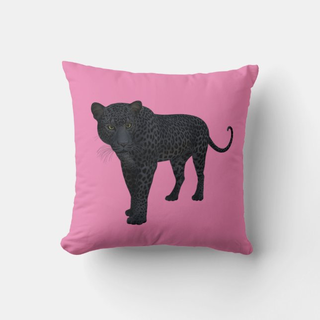 SCHWARZPANTHER PINK PILLOW KISSEN (Vorderseite)