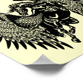 Schwarzpegasus Poster (Ecke)