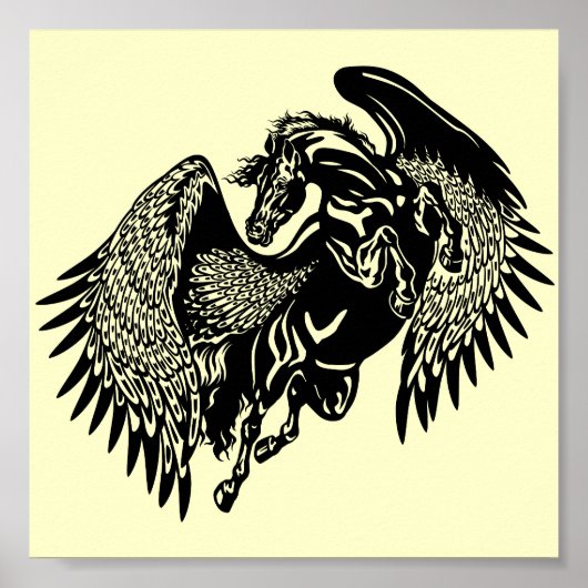 Schwarzpegasus Poster (Vorne)