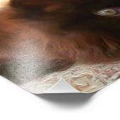 Schwarzpersisches Kätzchen Fotodruck (Ecke)