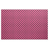 Schwarzpolka-Punkte auf Fuchsia Stoff (Yard (91,4 cm))