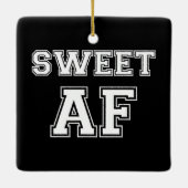 SCHWARZPONG-BALL KERAMIKORNAMENT (Rückseite)